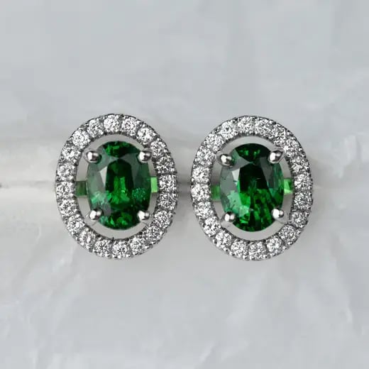 Wyatt_Jewellery_Demantoid-Garnety-Earrings-Platinum-halo-pave-diamonds