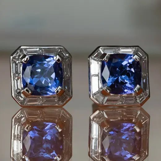 Wyatt_Jewellery_Tanzanite-Diamond-cluster-earrings-art-deco