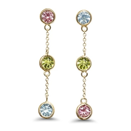 wyatt-jewellery-Anniversary-Christmas-birthday-gift-present-peridot-aquamarine-morganite-drop-earrings