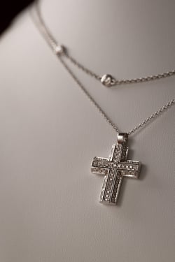 wyatt-jewellery-Diamond Cross layer