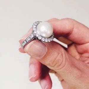 wyatt-jewellery-pearl-diamong-platinum-refashion-ring-jewellery-services-31-hatton-garden-being-held