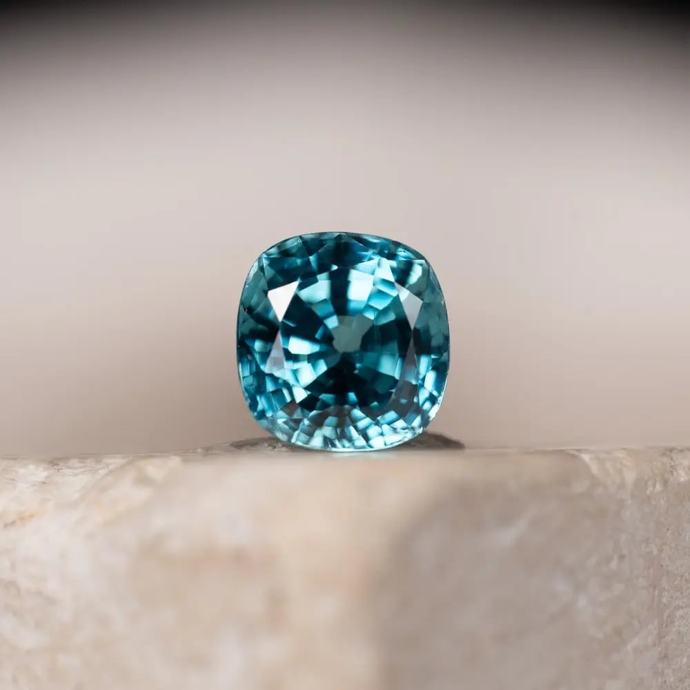 Wyatt-Jewellery-Blue-Zircon-Cushion-Z111