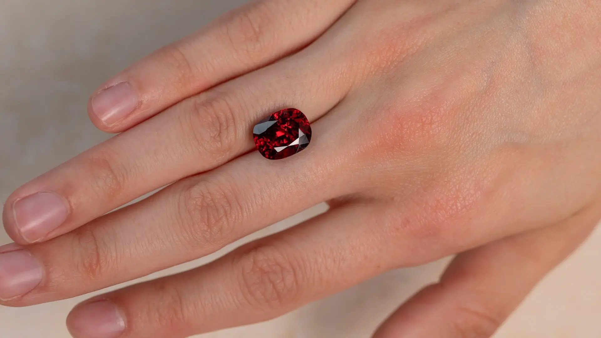 Wyatt-Jewellery-Garnet-cushion-G053