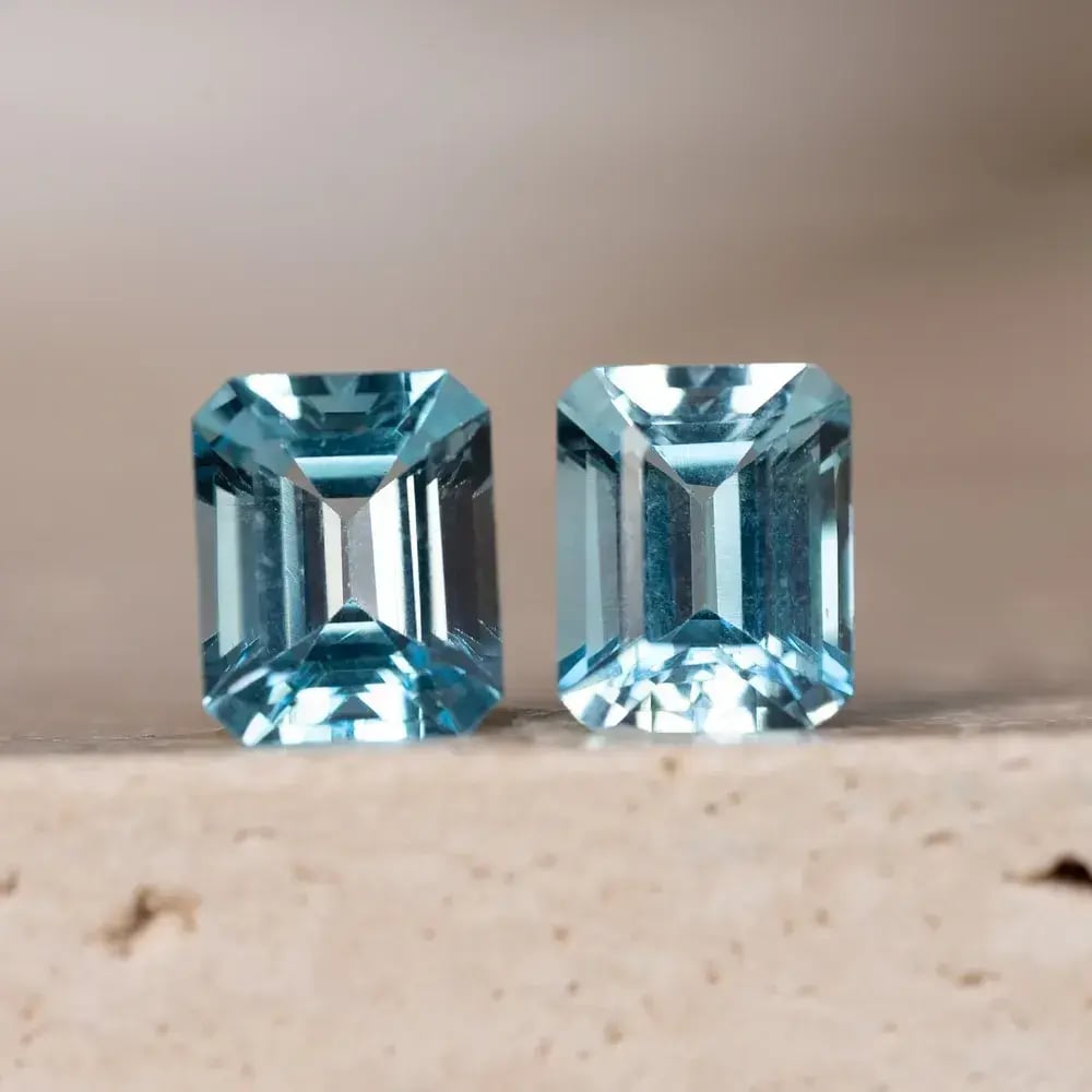 Wyatt-Jewellery-blue-topaz-emerald-cut-pair-Tz144