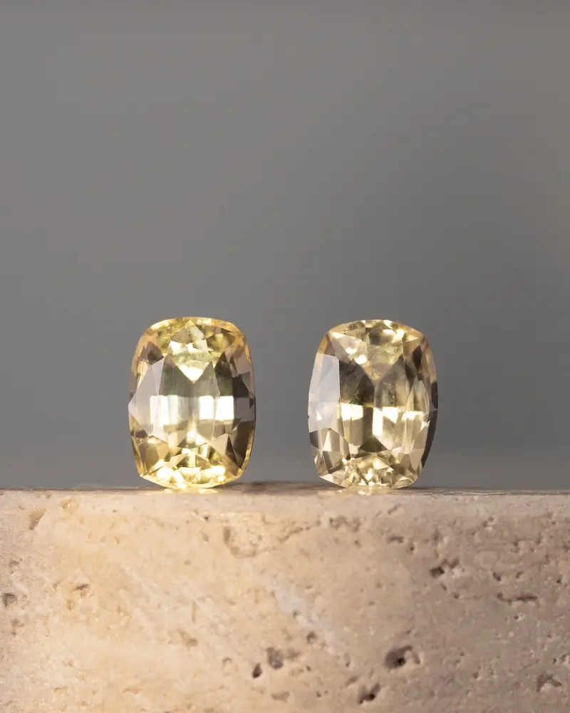 Wyatt-Jewellery-Natural-yellow-Sapphire-cushion-pair-S025