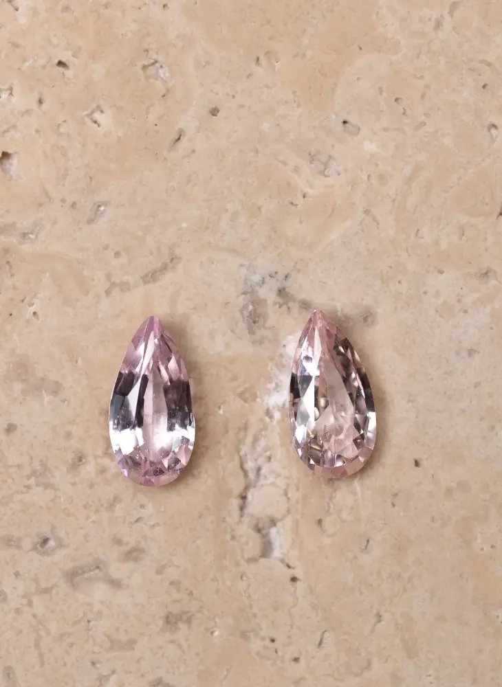 WyattJewellery_Peach_Sapphire_Pair_S028_Portrait